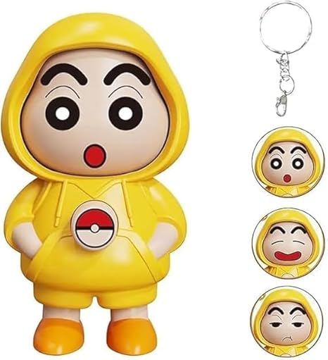 Face Changing Shinchan Keychain